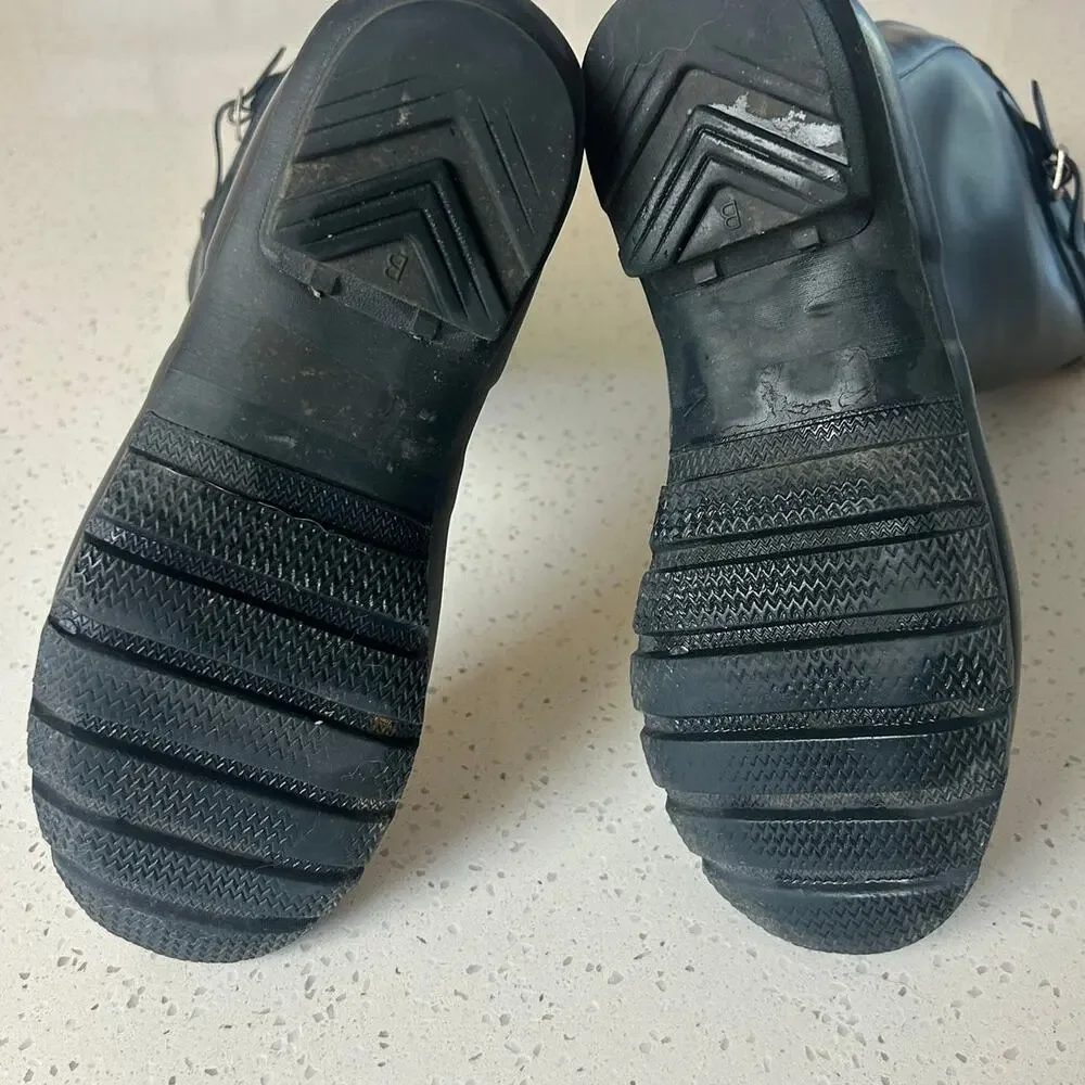 Hunter Original Kids Blue Boots size 6M/7F
